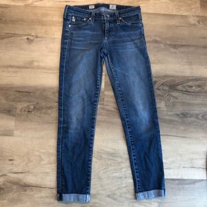 AG Stilt Cigarette Roll-Up Jeans